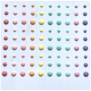 Pure & Simple Glossies - Dots, Cotton Candy*