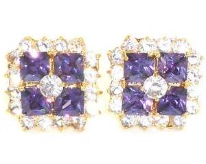 Purple Amethyst Topaz Cufflinks