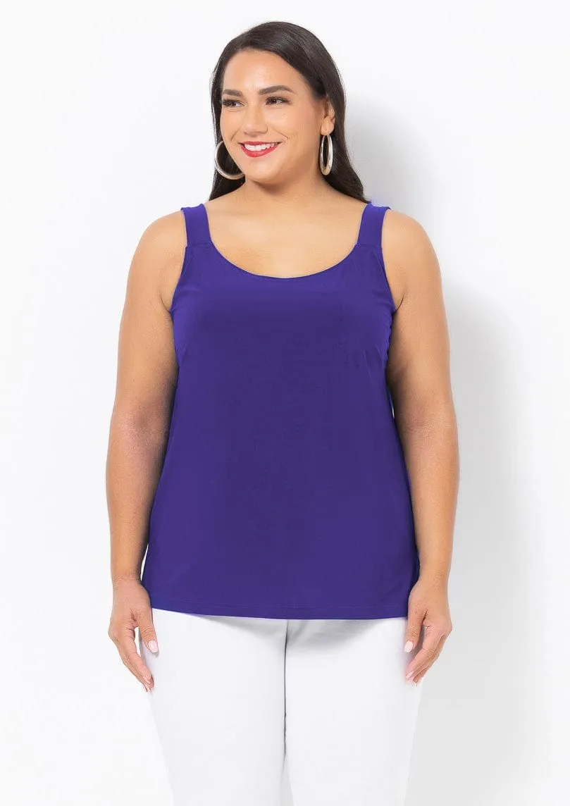 Purple Fashion Jersey Cami