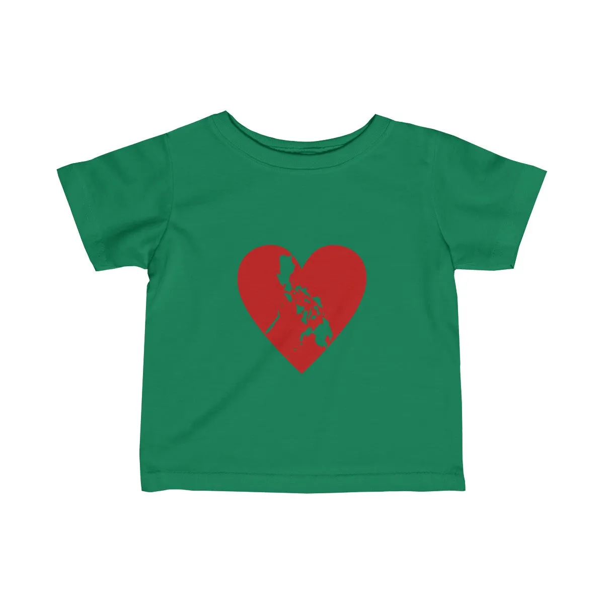 Pusong Pinoy - Infant Fine Jersey Tee - 11 Colors Available