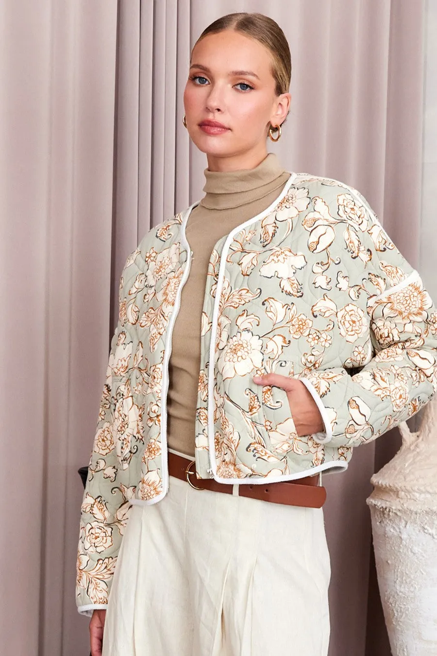Quilted Chic Cotton Jacket