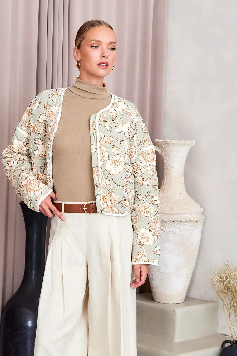 Quilted Chic Cotton Jacket