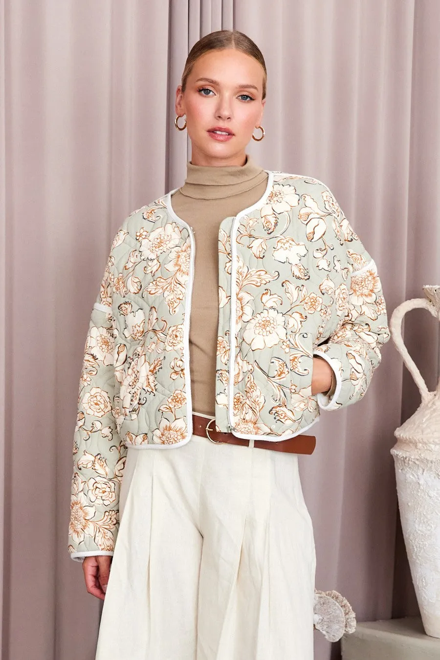 Quilted Chic Cotton Jacket