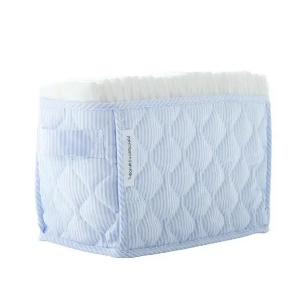 Quilted Nappy Basket - Classic Car