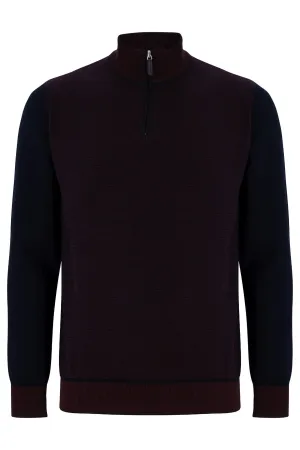 QUINN WINE HALF ZIP