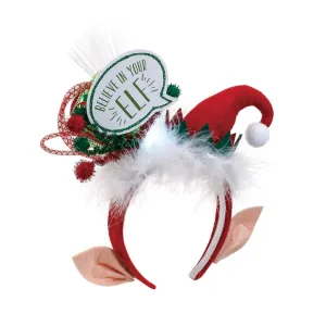 "Believe in Your Elf" Lit Christmas Headband