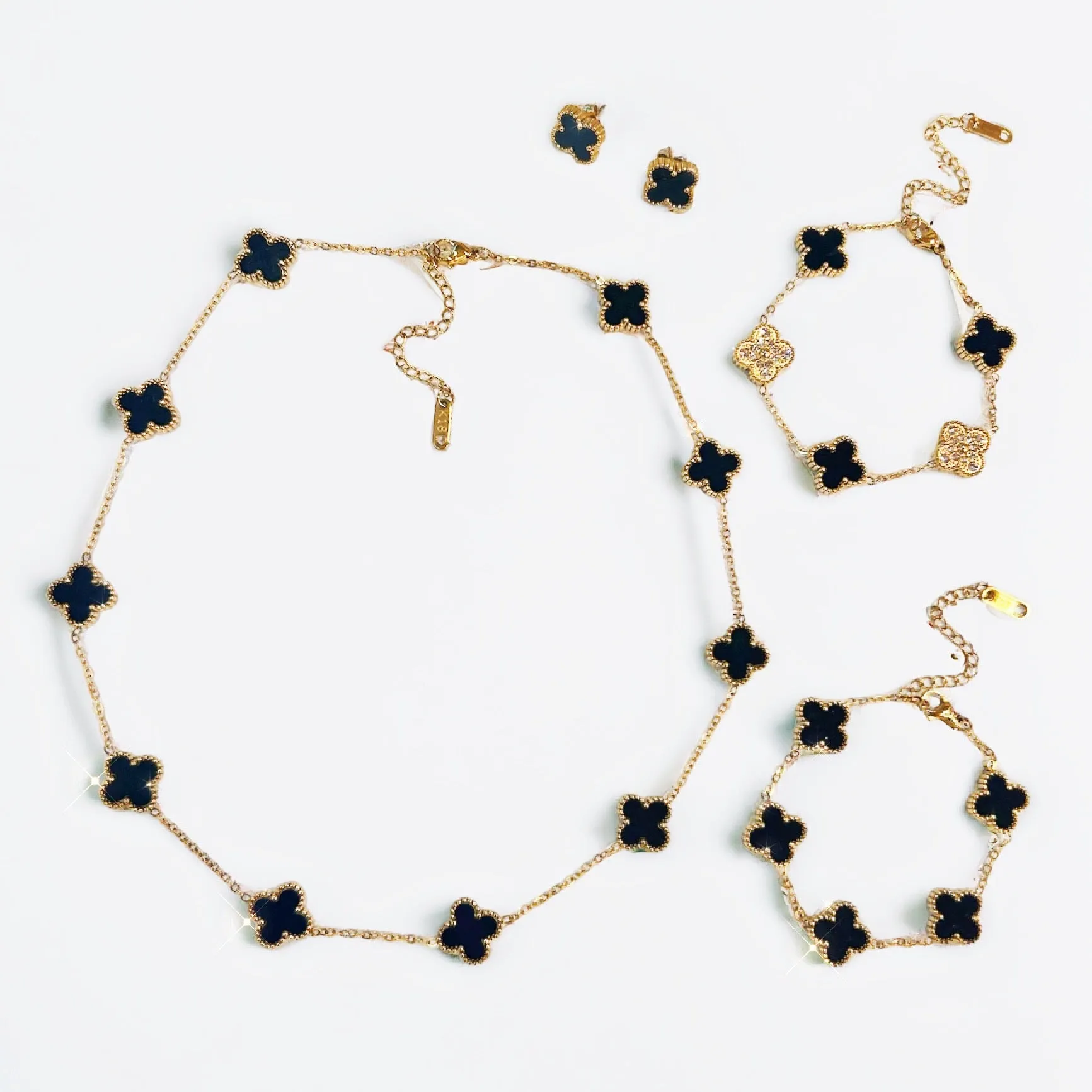 "Clover Cascades" Necklace