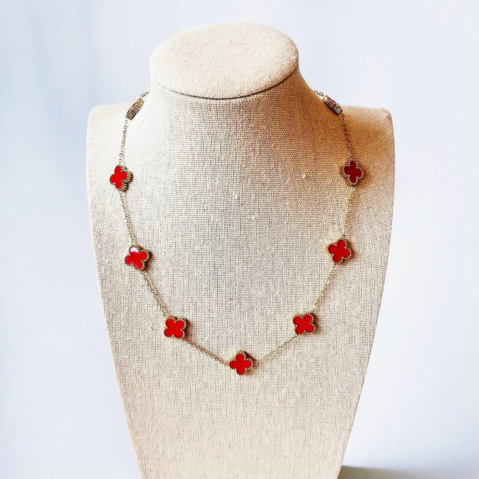 "Clover Cascades" Necklace