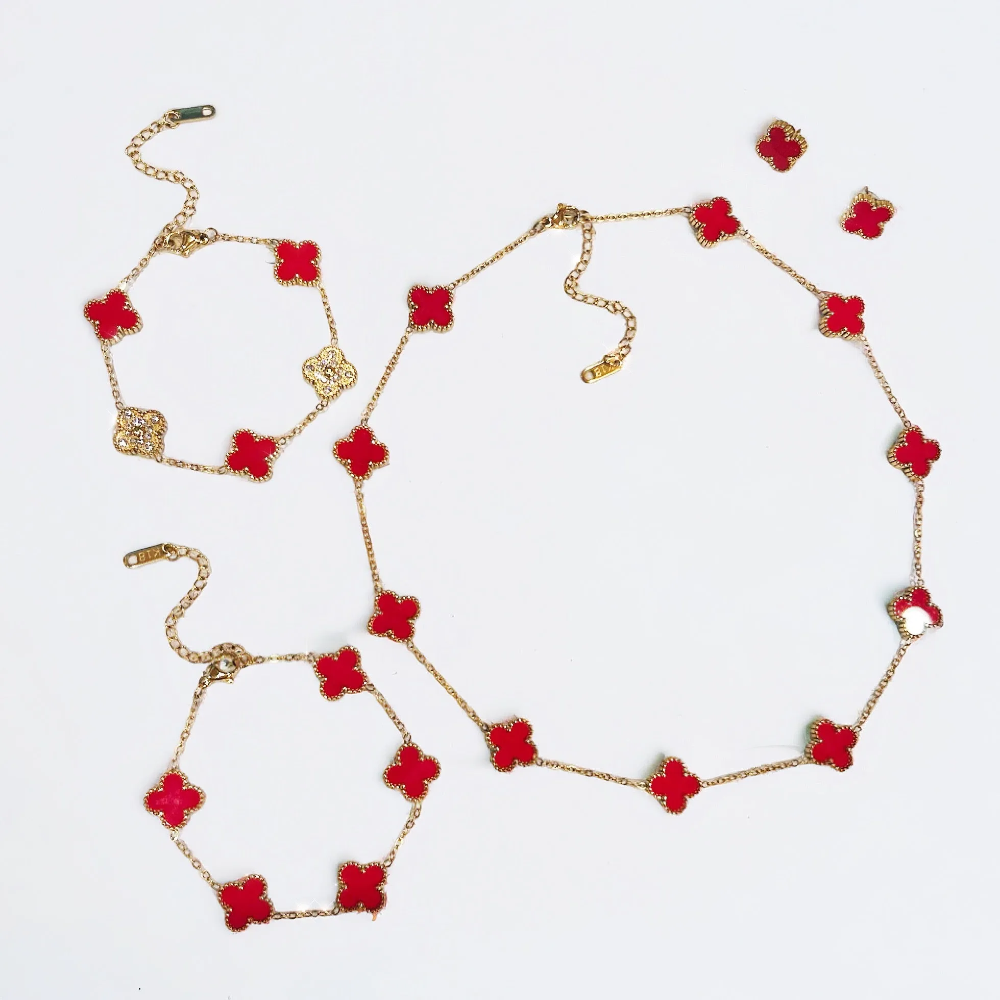 "Clover Cascades" Necklace