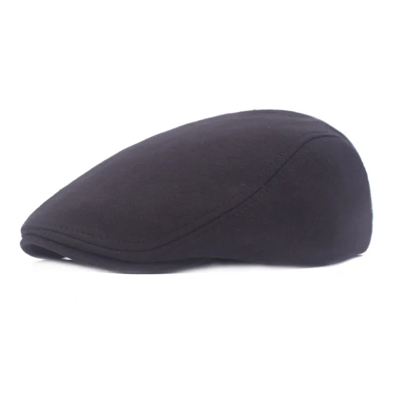 "Detroit" Casual Cotton Flat Cap