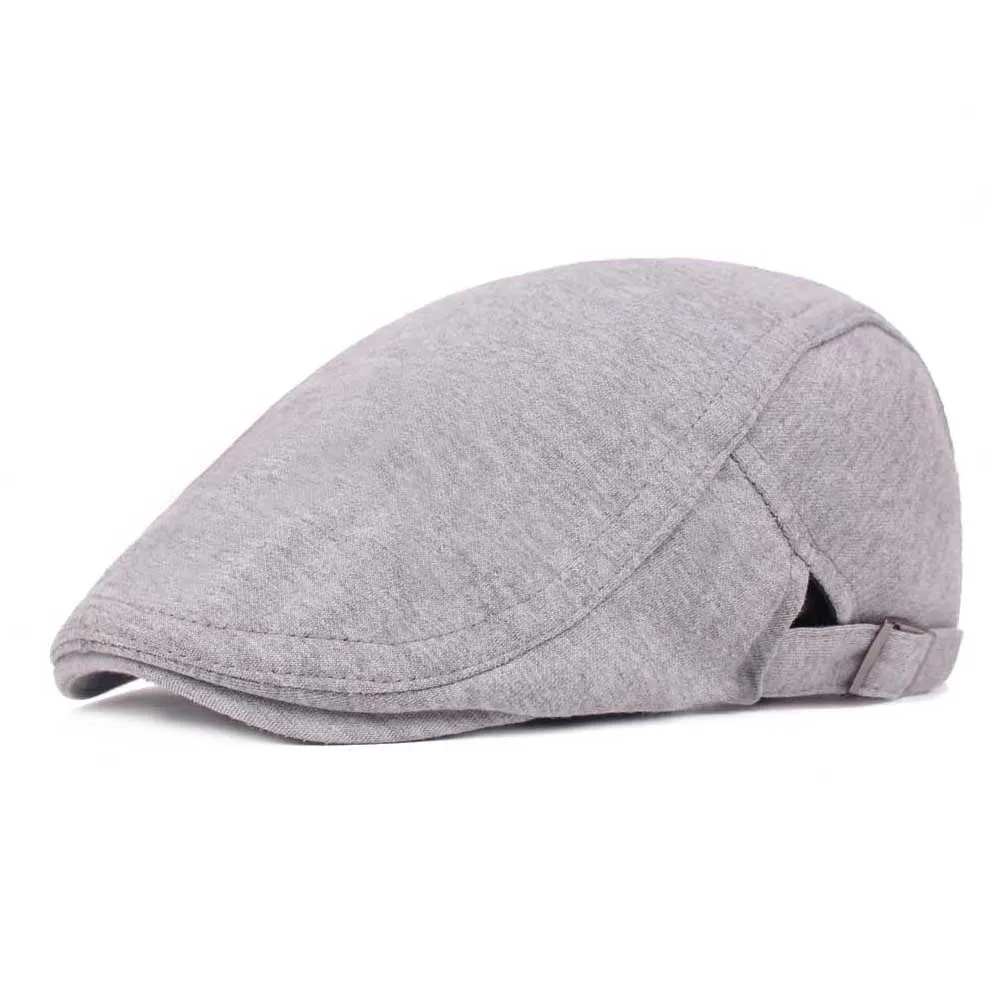 "Detroit" Casual Cotton Flat Cap