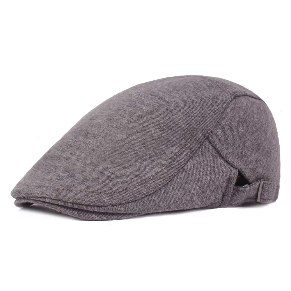 "Detroit" Casual Cotton Flat Cap