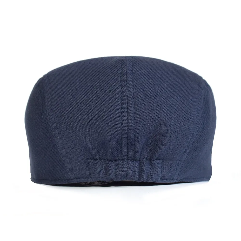 "Detroit" Casual Cotton Flat Cap