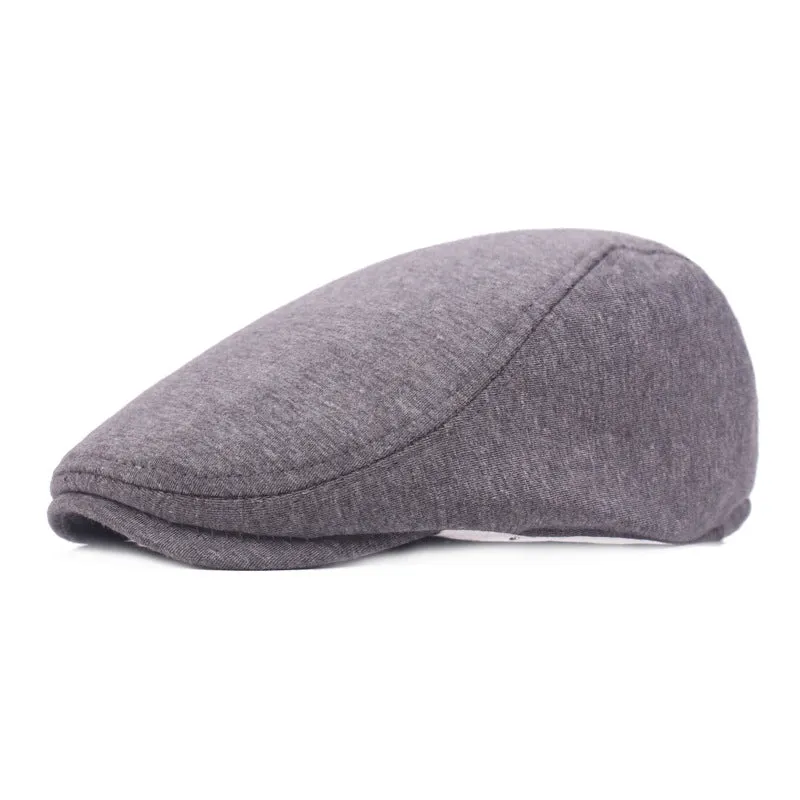 "Detroit" Casual Cotton Flat Cap