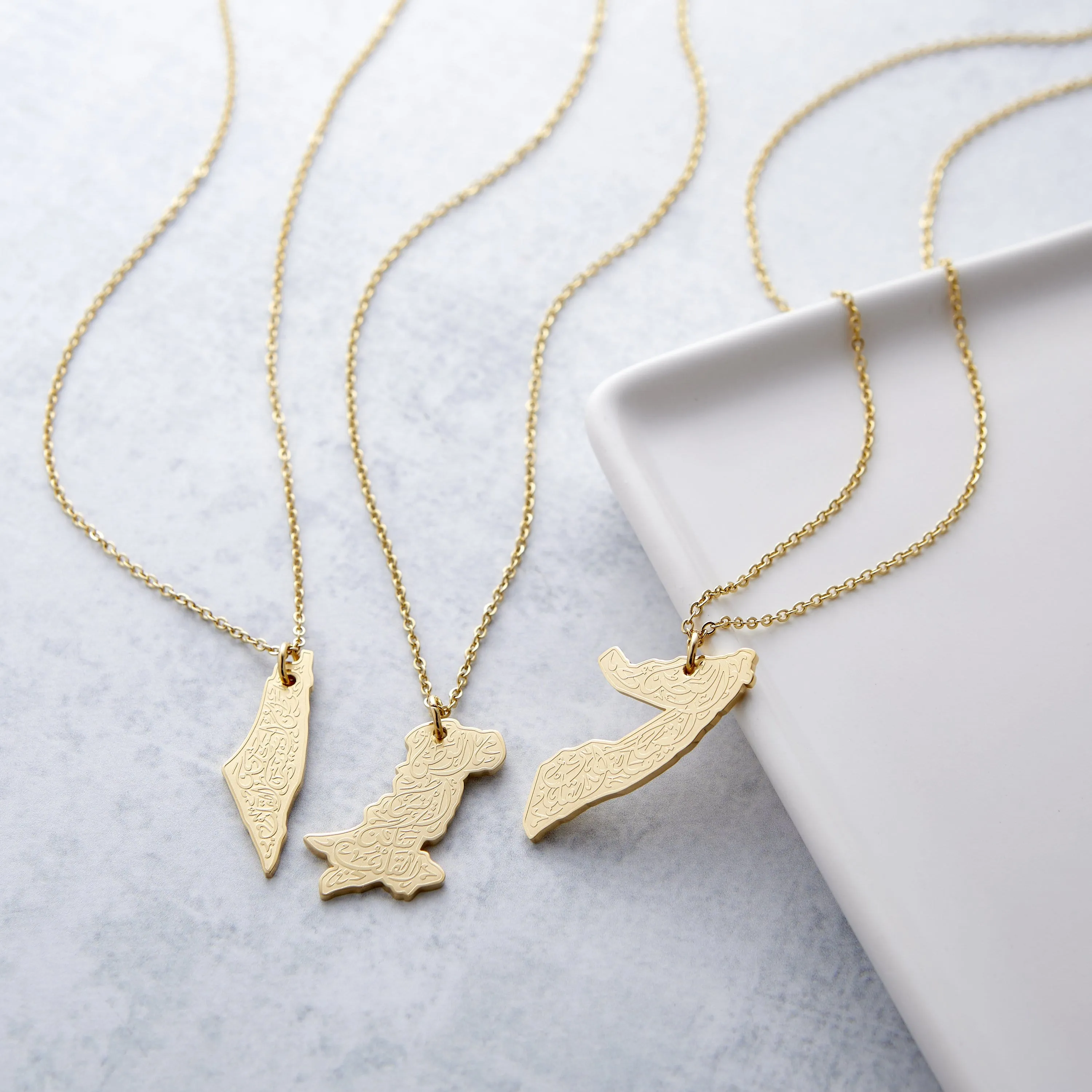 "Home is Where the Heart is" Map Necklace | Women
