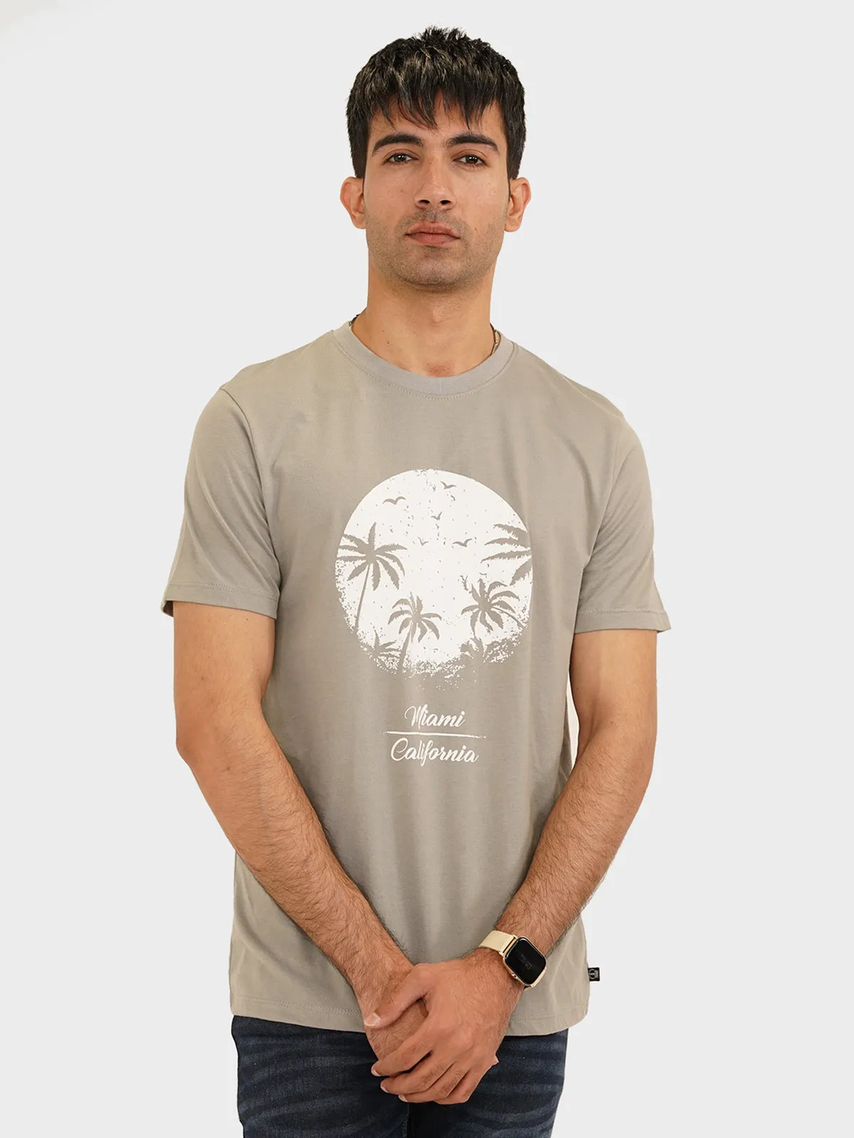 "JAKIM" Graphic Slim Fit T-Shirt
