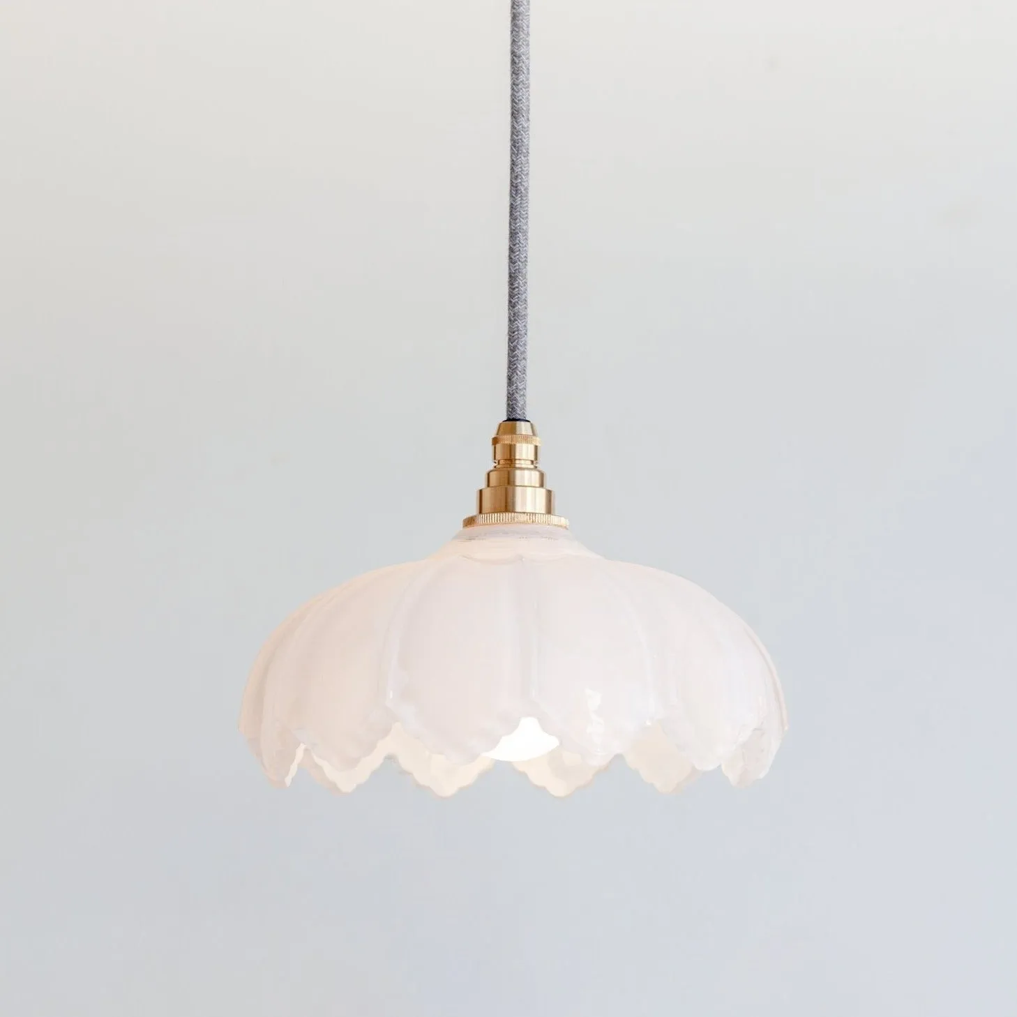 "Petal" Fabric Cable Pendant Light