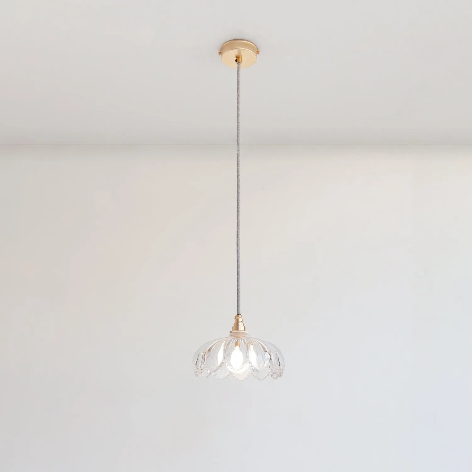 "Petal" Fabric Cable Pendant Light