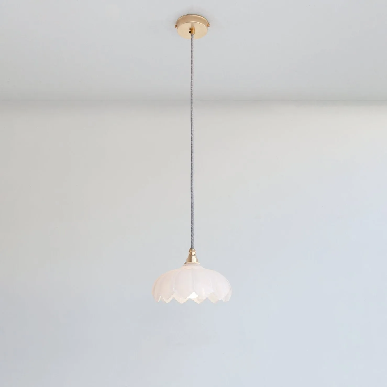 "Petal" Fabric Cable Pendant Light