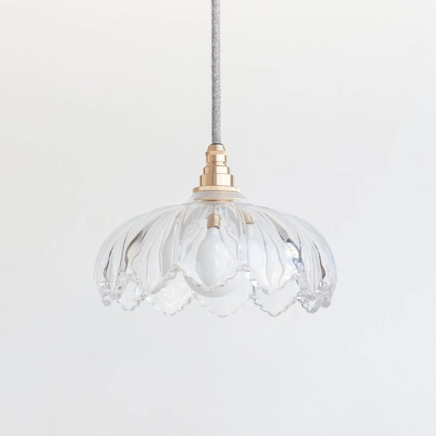 "Petal" Fabric Cable Pendant Light