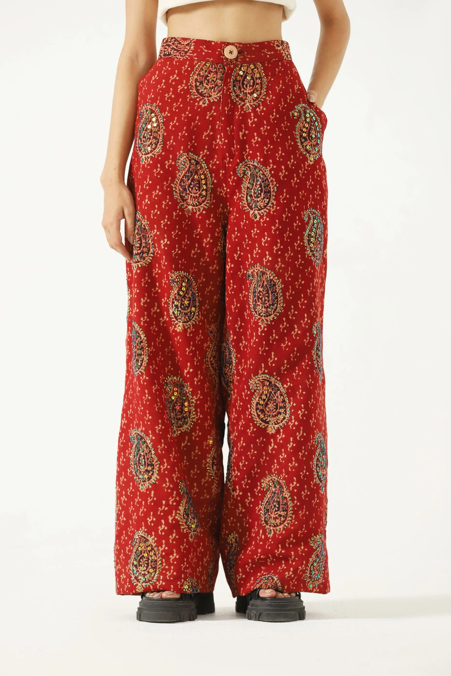 "RAJASTHAN" HAND BLOCK PRINT TROUSERS