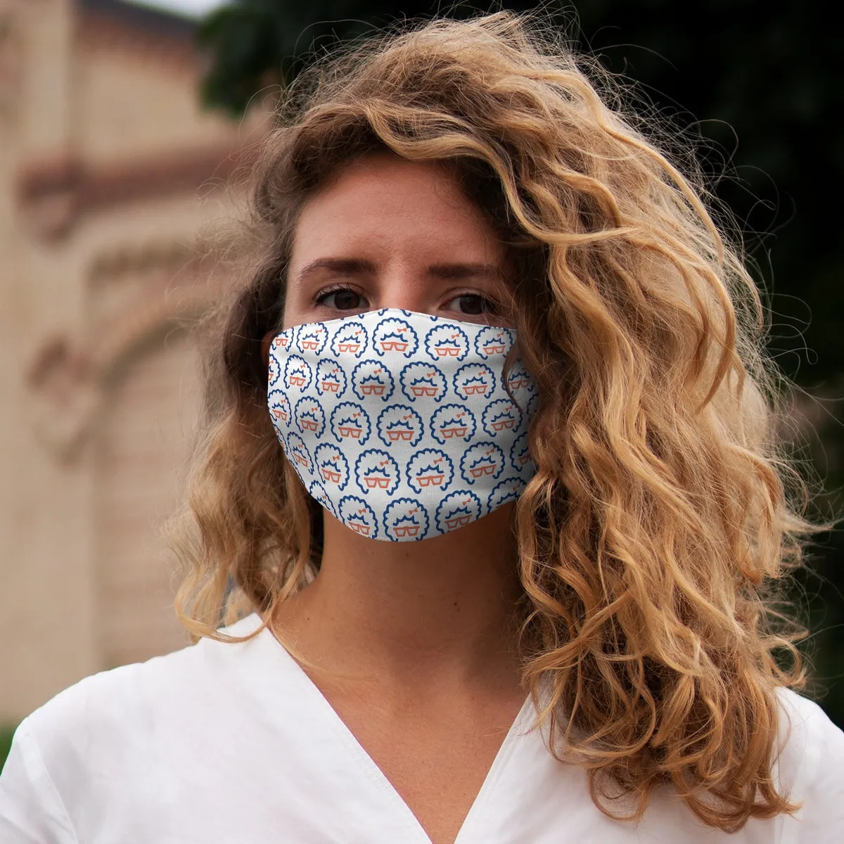 "The Jasmine" - Snug-Fit Polyester Face Mask