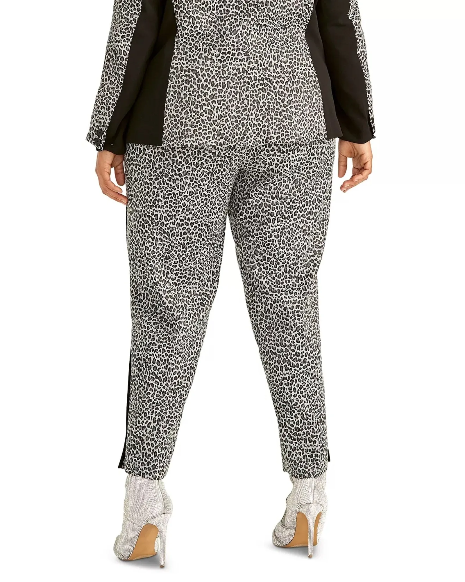 Rachel Roy Women's  Agatha Pants Gray  18W | Gray