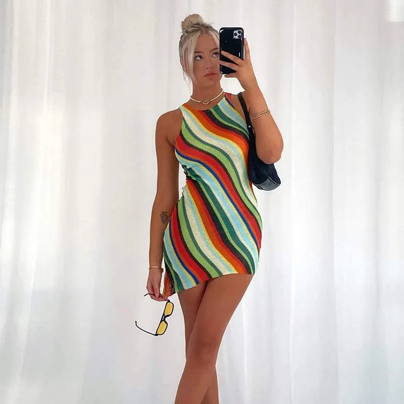 Radical Wave Mini Dress