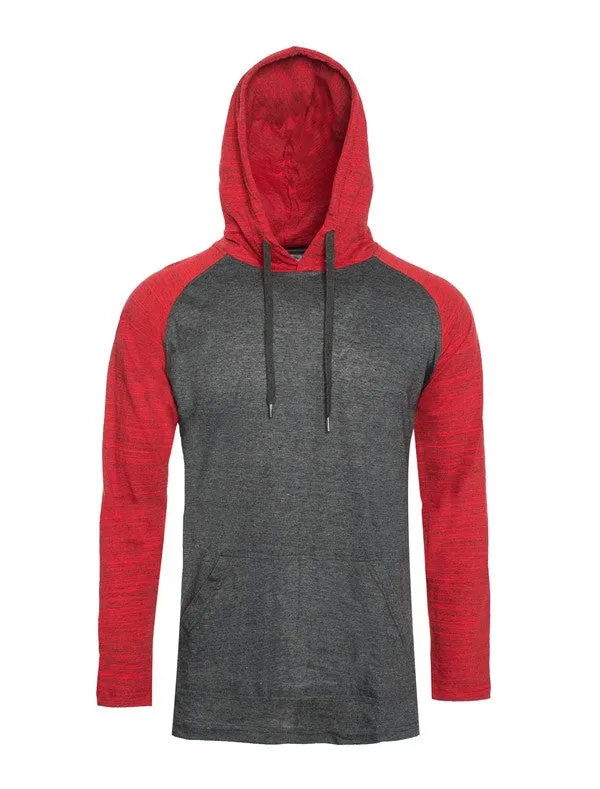 Raglan Long Sleeves Light Weight Hoodie