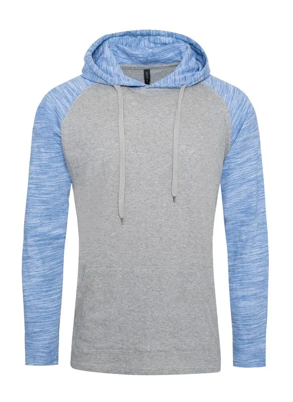 Raglan Long Sleeves Light Weight Hoodie
