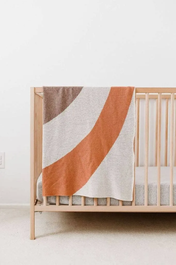 Rainbow Dream Knit Blanket