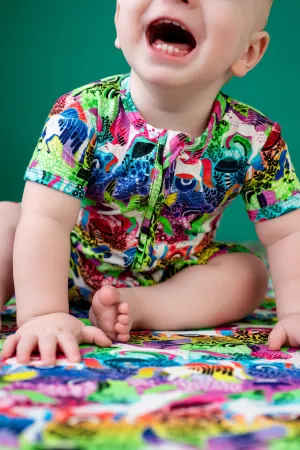 Rainbow Pegasus Zip Shortie