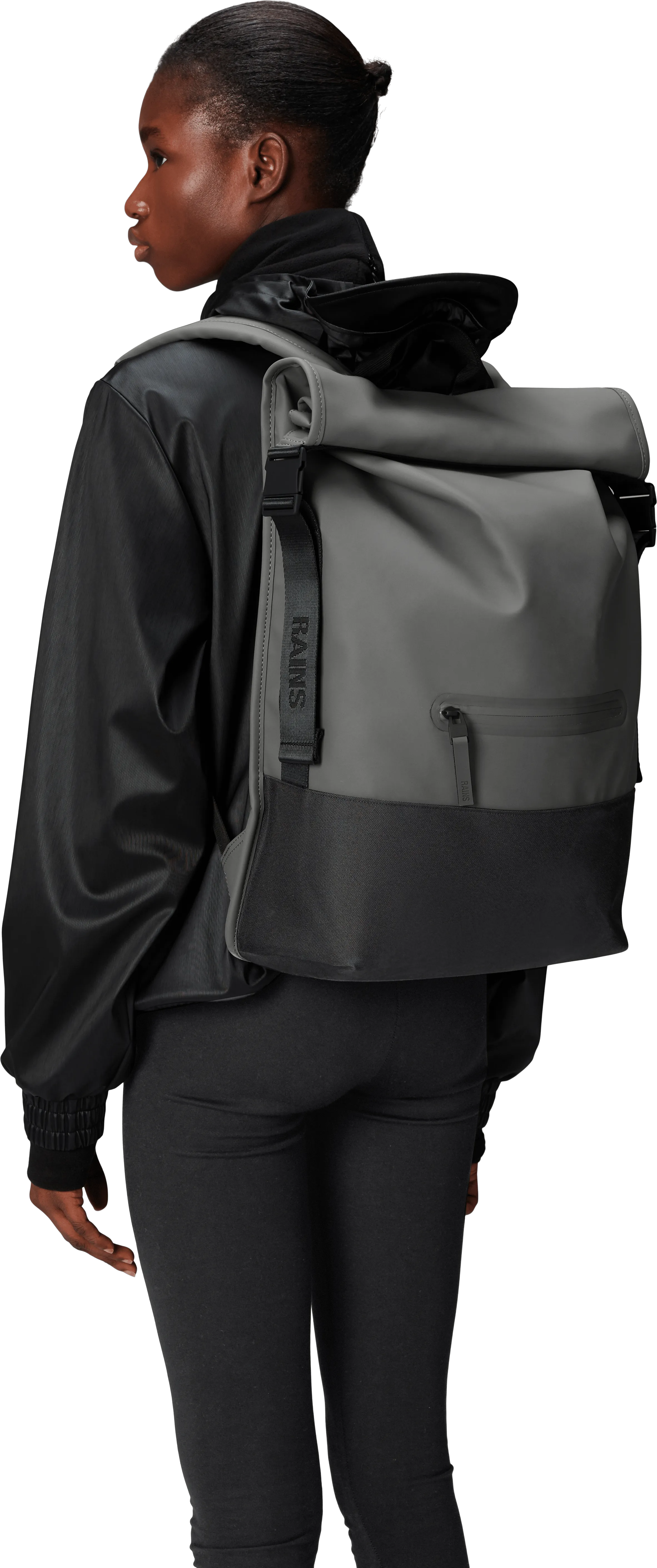 Rains Trail Rolltop Backpack Grey | Buy Rains Trail Rolltop Backpack Grey here | Outnorth