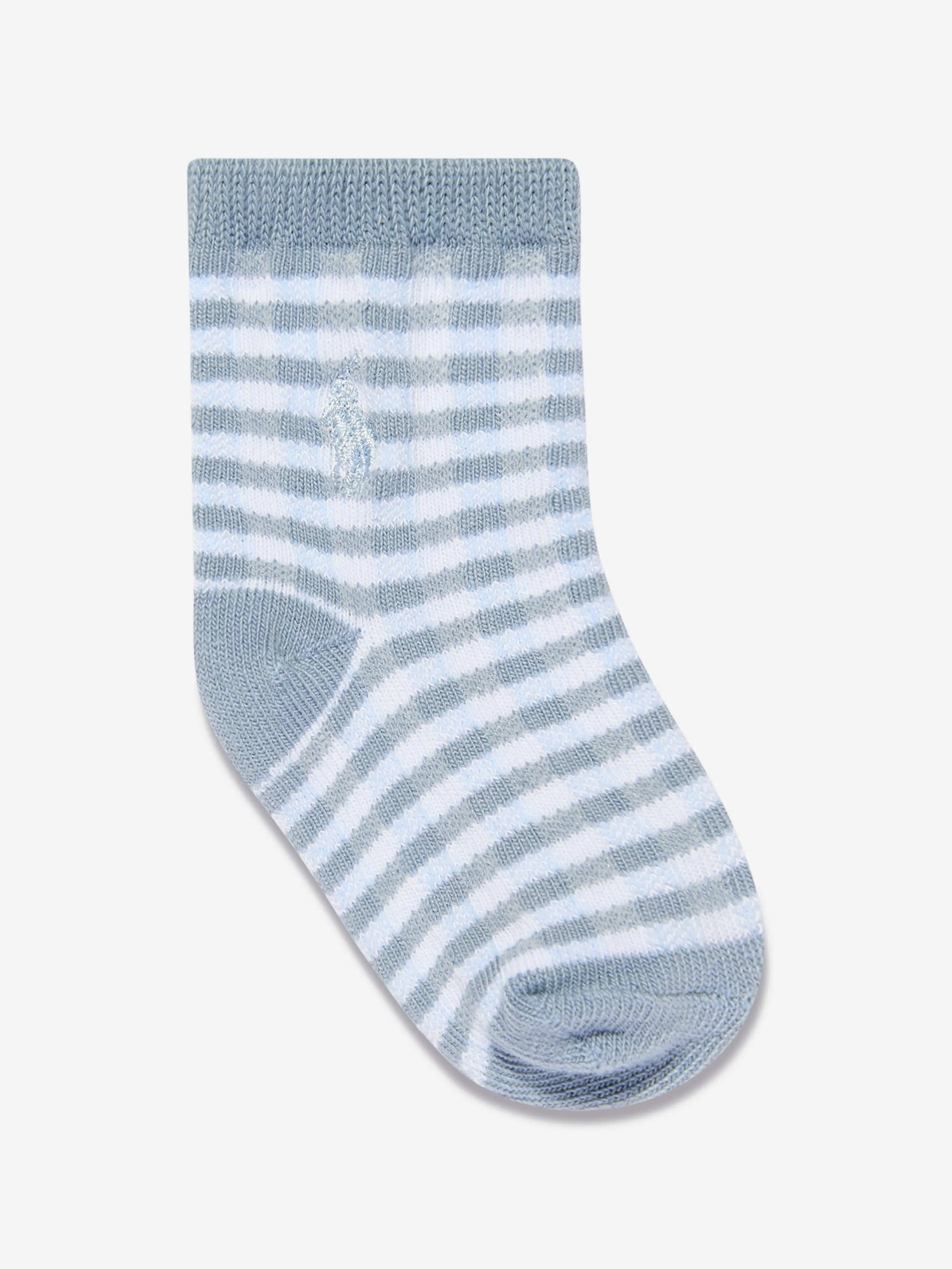 Ralph Lauren Baby Boys 3 Pack Bear Socks Set in Multicolour