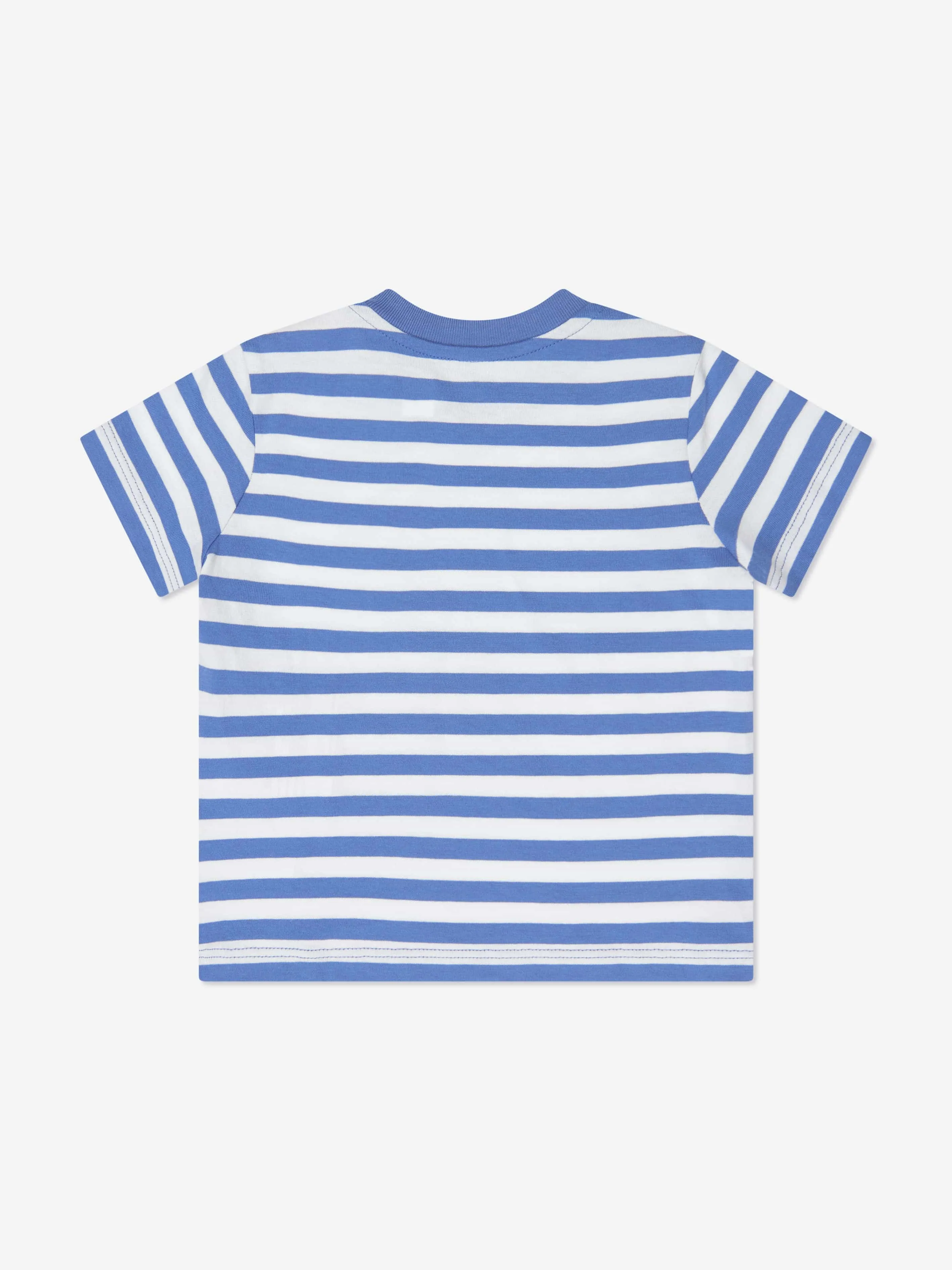 Ralph Lauren Boys Striped Bear T-Shirt in Blue