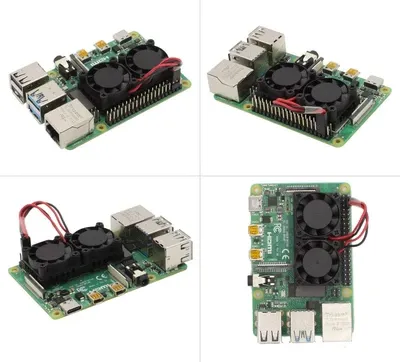 Raspberry Pi Dual Fan with Heatsink