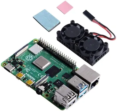 Raspberry Pi Dual Fan with Heatsink
