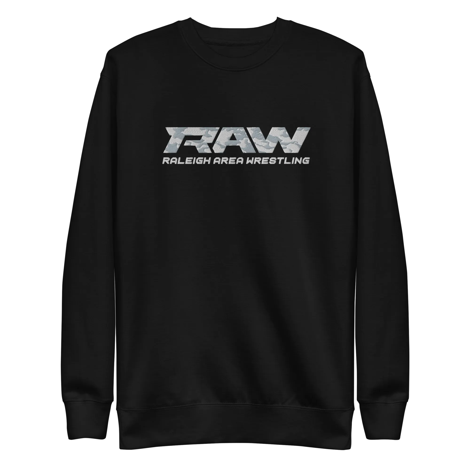 Raw Embroidered Premium Sweatshirt