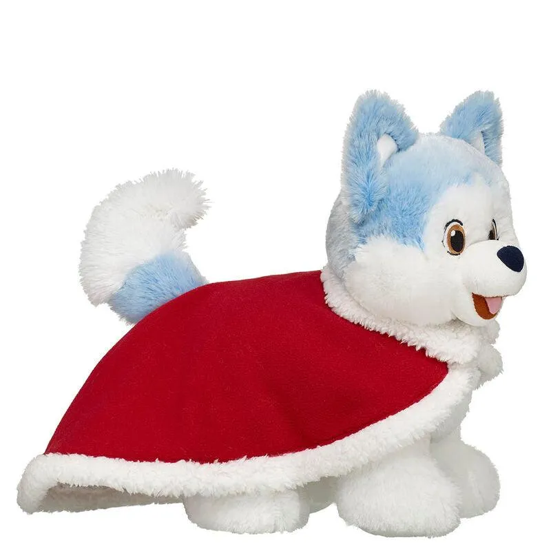 Red and White Fur Cape