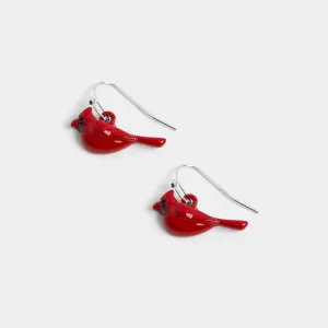 Red Cardinal Earring