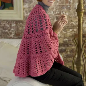 Red Heart Crochet Be A Friend Shawl