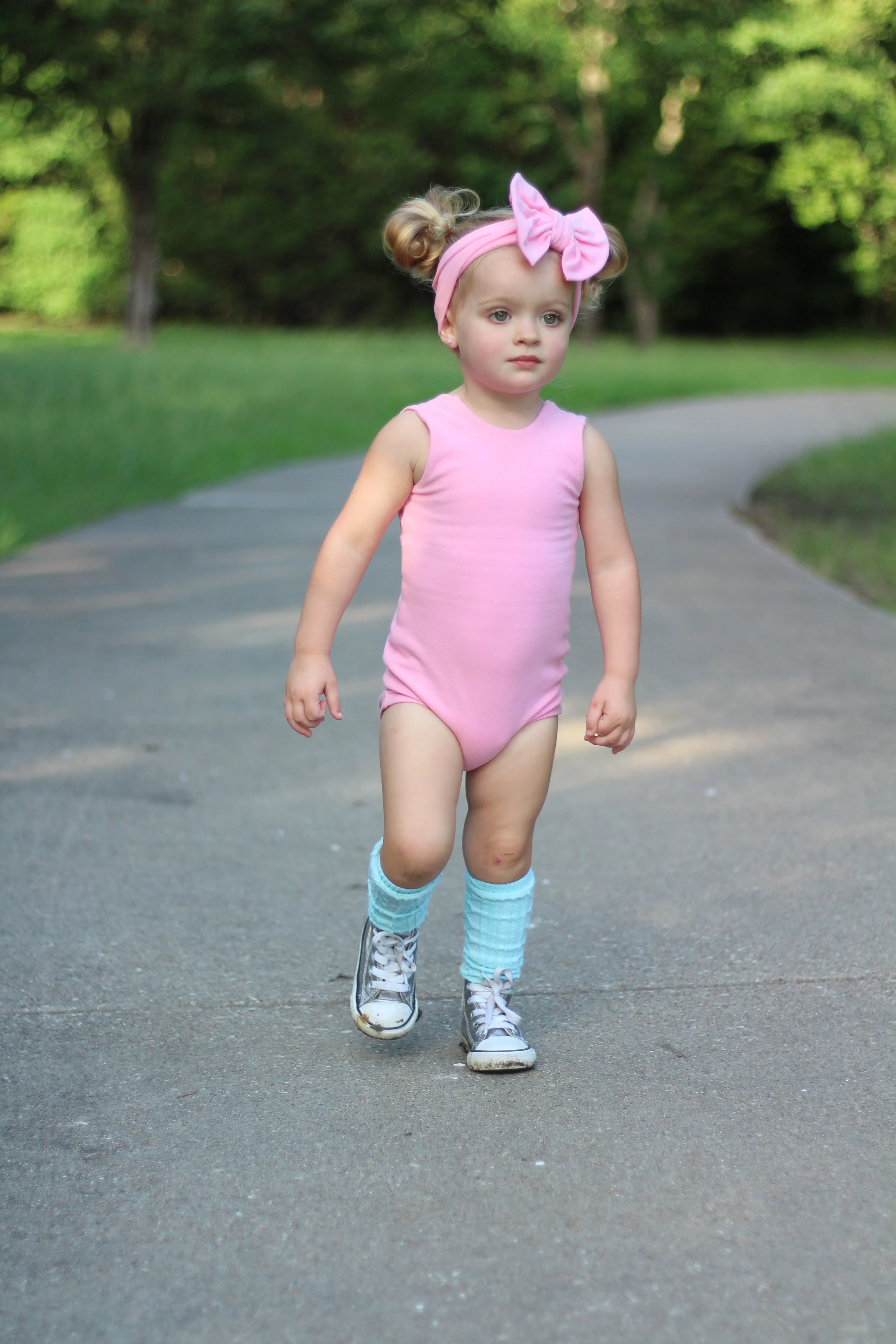 Red with White Polka Dots Leotard