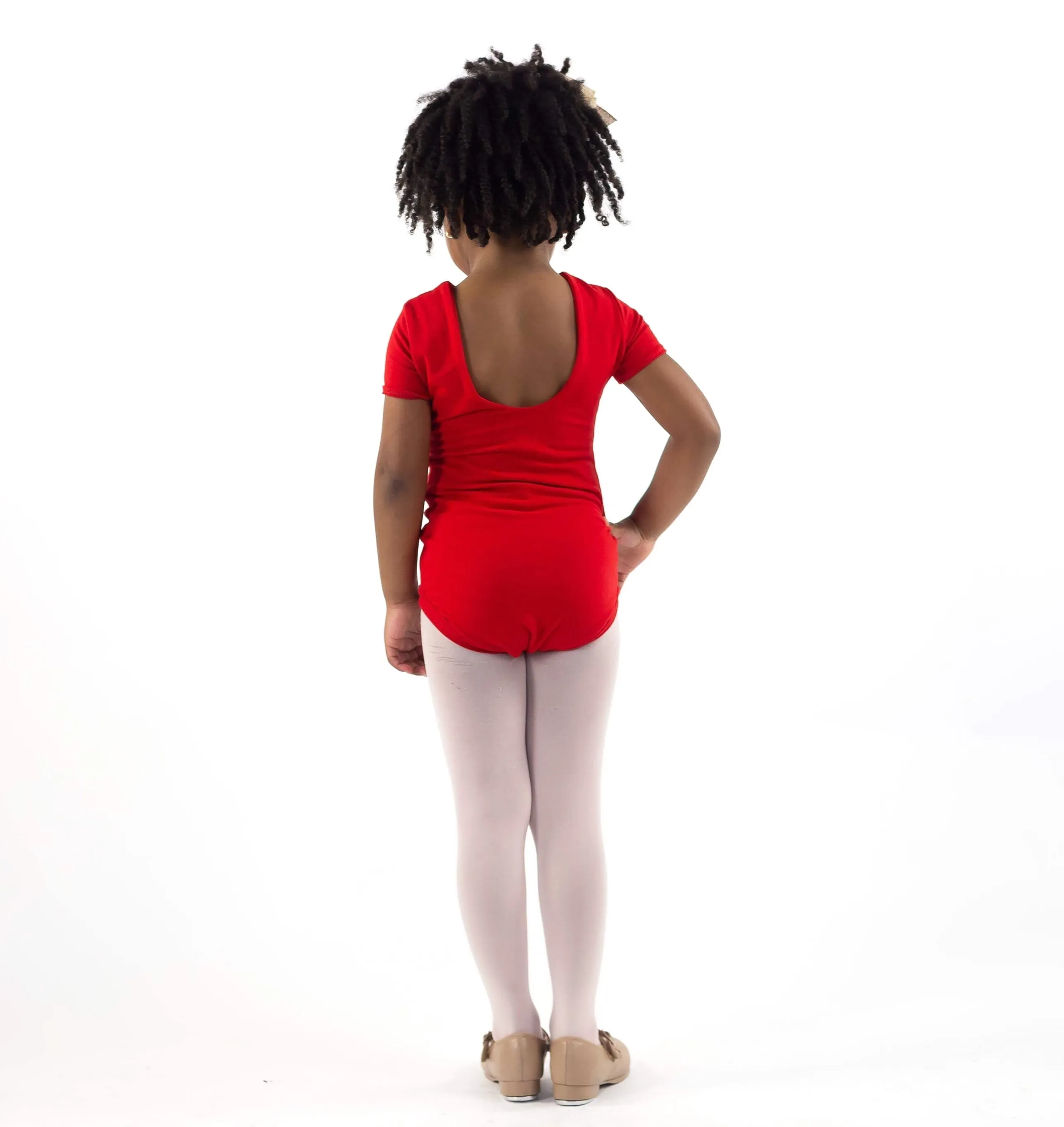 Red with White Polka Dots Leotard