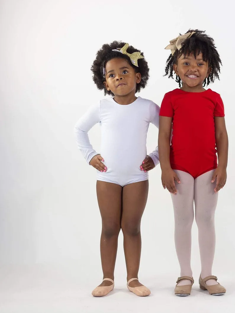 Red with White Polka Dots Leotard