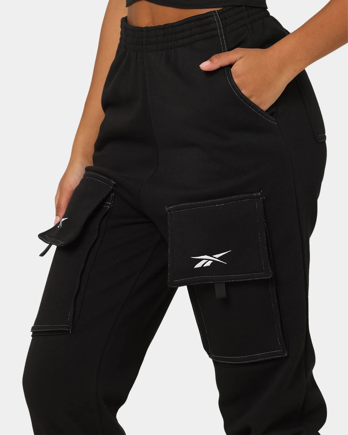 Reebok Women's Cardi B X Reebok Knit Pants Black