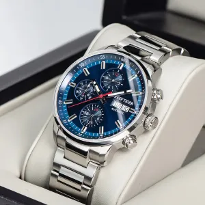 Reef Tiger/RT Top Brand Automatic Mechanical Steel Date Watch Men Casual Watch Waterproof Relogio Masculino RGA1659