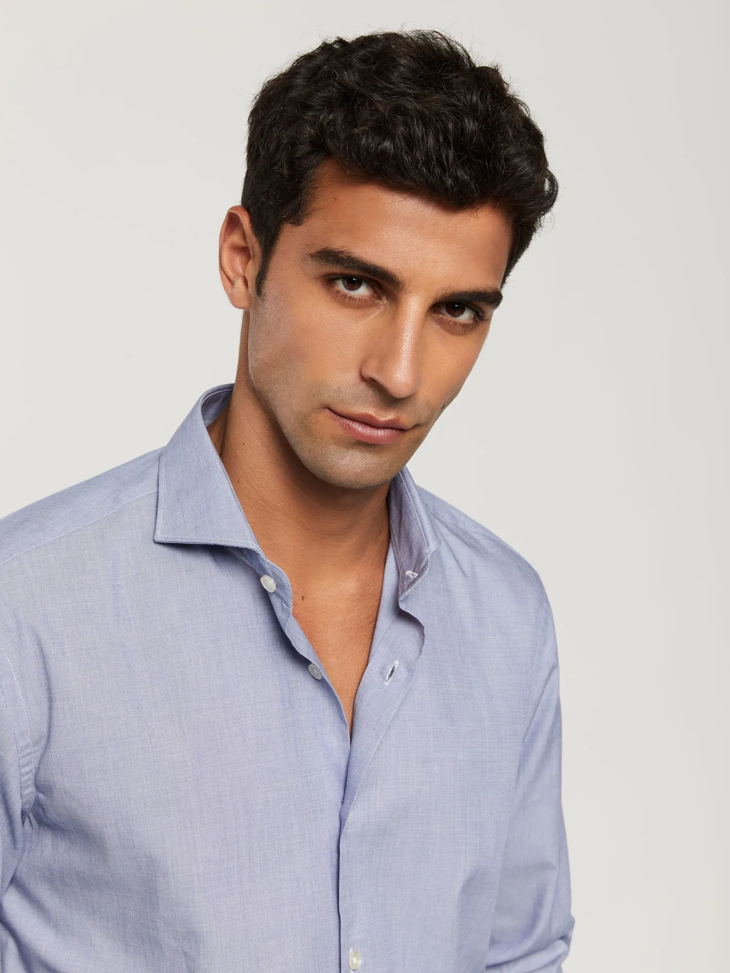Regular fit business end-on-end formal shirt