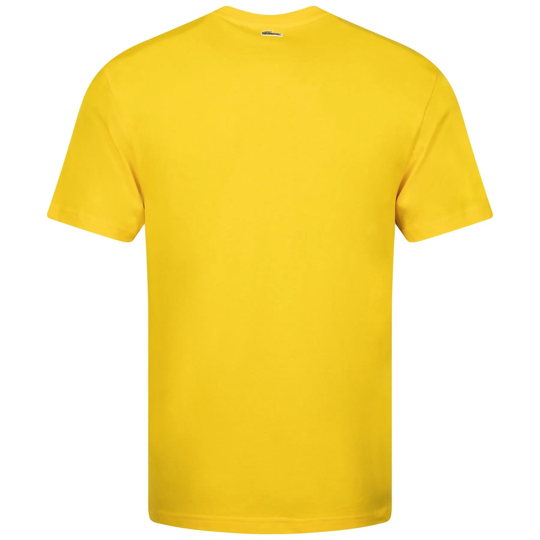 Regular Fit Cotton Monogram T-Shirt Yellow - AW23