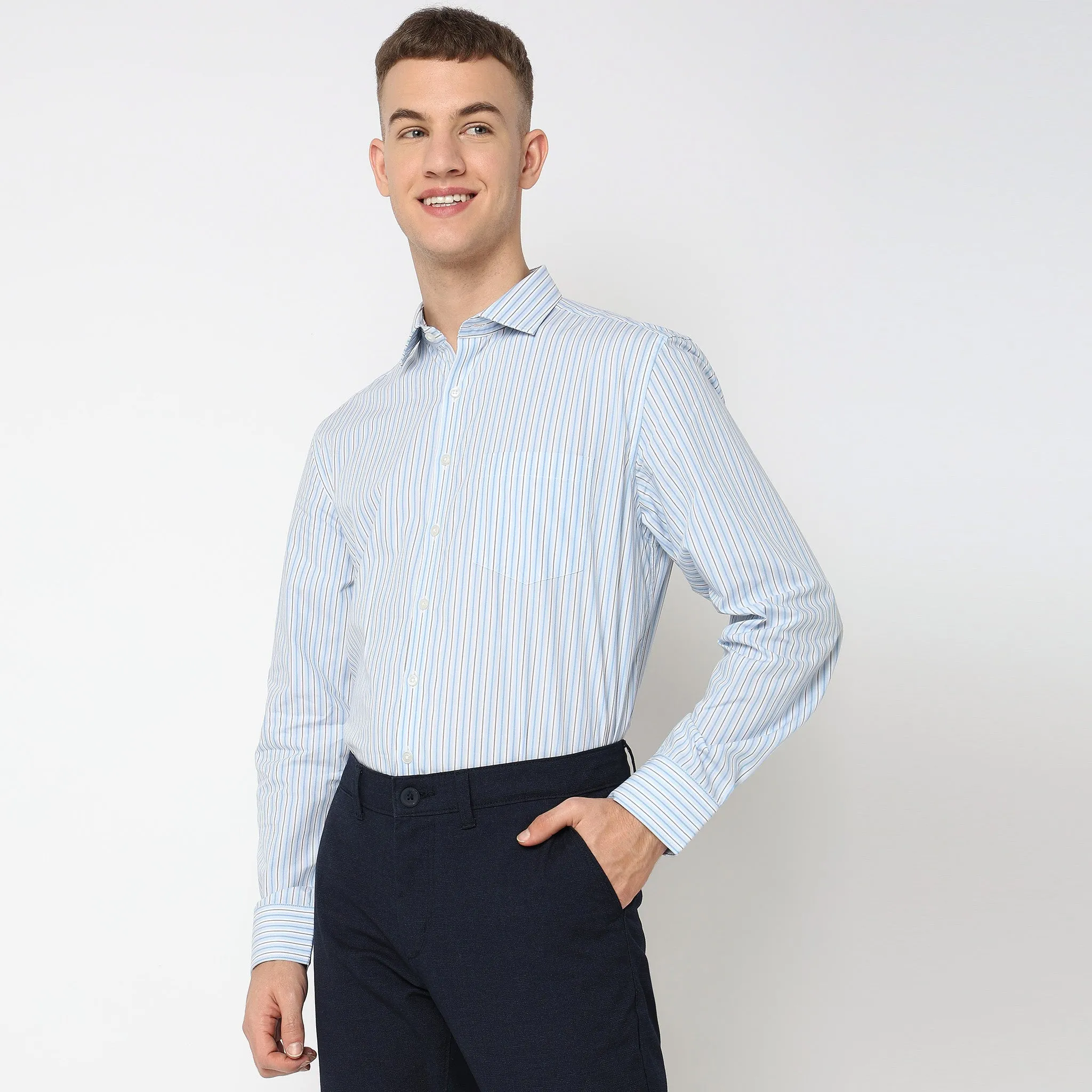 Regular Fit Striped Shirt