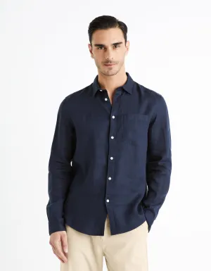 Regular shirt 100% linen